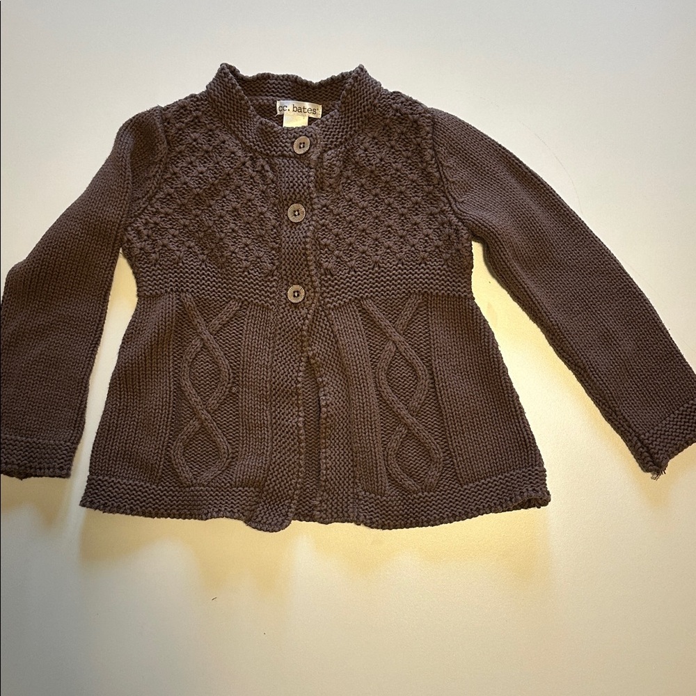 cc. bates Brown Knit Sweater